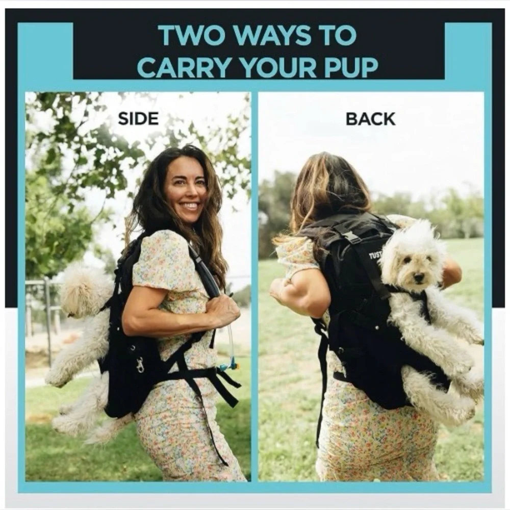 LIKE NEW Tustom Dog Carrier Backpack 🐶 🐕‎ 🎒
